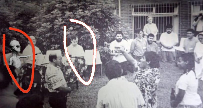 Extraterrestrial Appears in Leo XIV Pachamama Photo